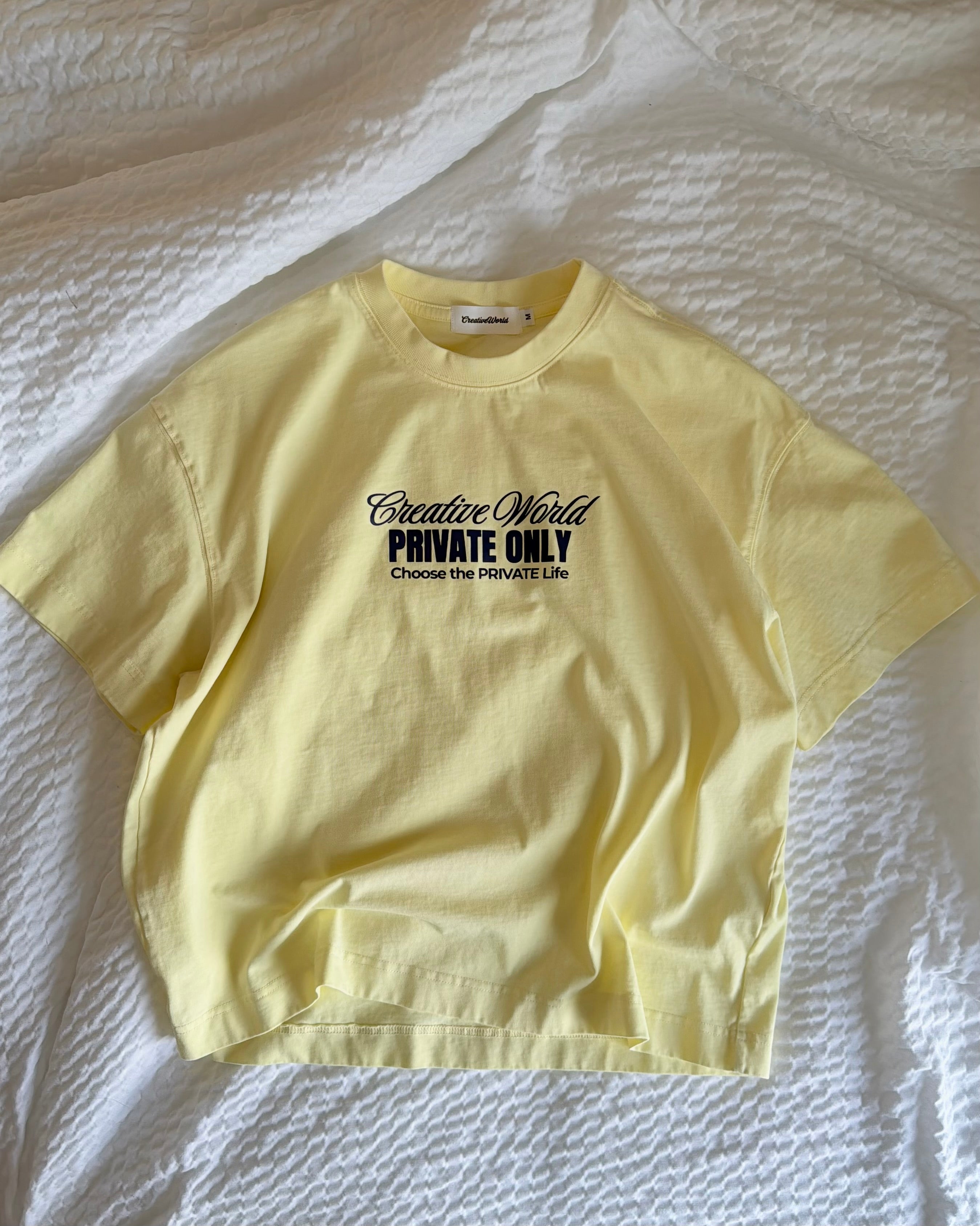 Private Only Tee Yellow