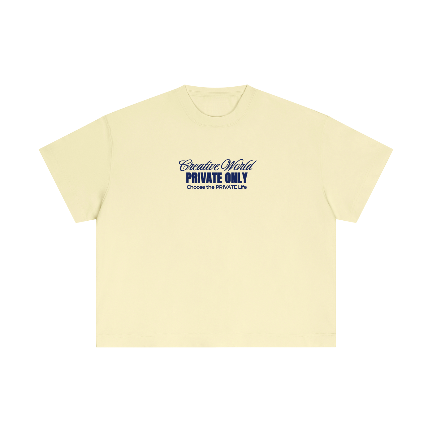 Private Only Tee Yellow